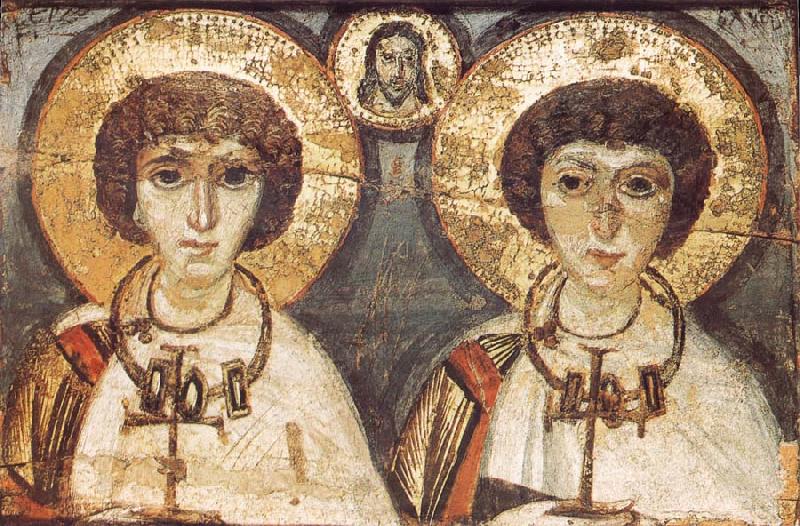 unknow artist Saint Sergius and Saint Bacchus oil painting image
